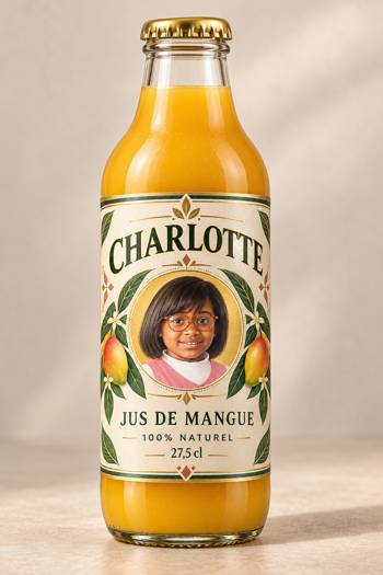 Maquette indicative : Jus de mangue